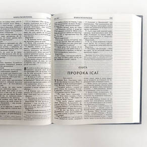 Біблія з полями для нотаток, молочного кольору у сучасному перекладі Турконяка, друге видання, 18х22см, фото 2