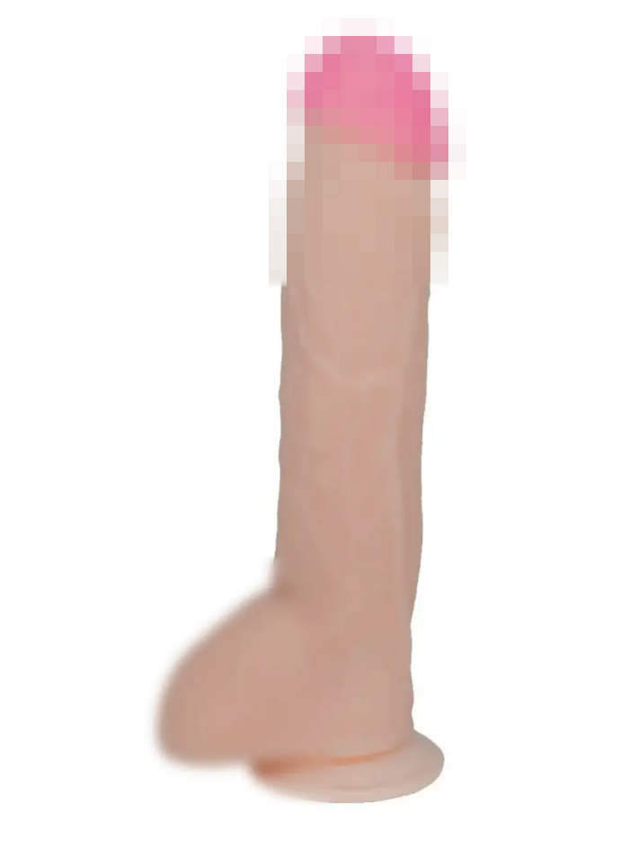 Фалоїмітатор із мошокою EGZO DS007, 20х5 см., фото 1