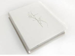 Біблія з полями для нотаток, білого кольору  з хрестому сучасному перекладі Турконяка, друге видання, 18х22см, фото 1