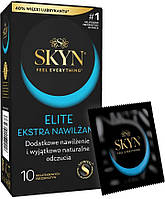 SKYN Elite Extra Lubricated ультратонкі презервативи без латексу з рясним мастилом 10 шт