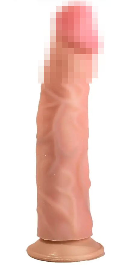 Фалоїмітатор на присоску EGZO D002, 20,5х4,5 см., фото 1