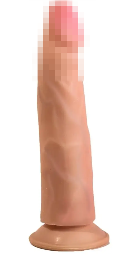 Фалоїмітатор на присоску EGZO D004, 18,5х4 см., фото 1