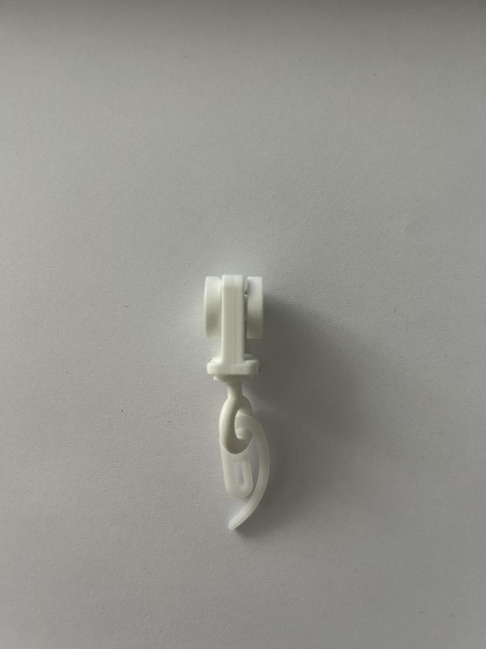 Швидкісний роликовий бігунок до Дворядного карнизу прихованого монтажу BIG 172х53 Білий