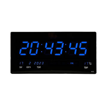 Електронний настінний годинник VST-4622 BLUE/ 23cm*45 cm*3 cm (12)