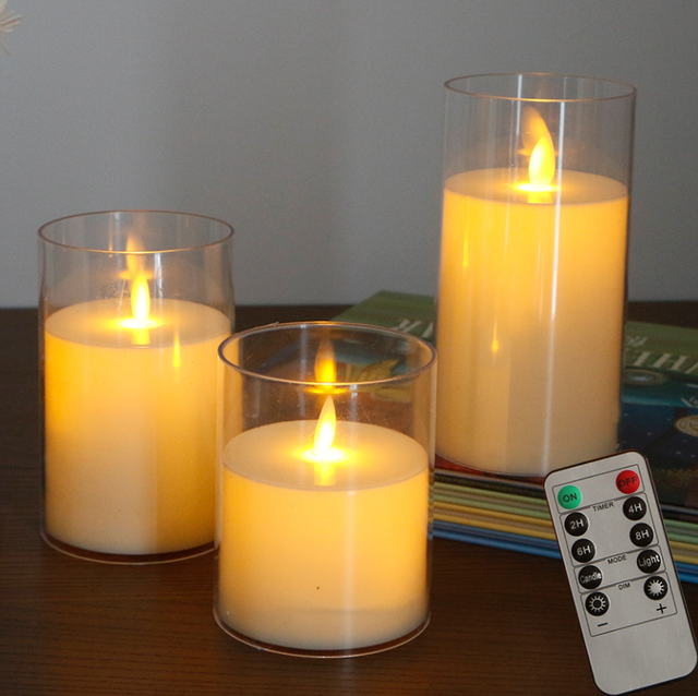 LED-свічки — ідеальний подарунок у стильній коробці Подарункова упаковка набору LED-свічок з пультом