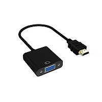 Перехідник конвертер HDMI на VGA адаптер 1080P емулятор монітора