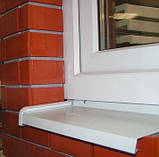 Отливы белые, коричневые 100 мм., фото 5