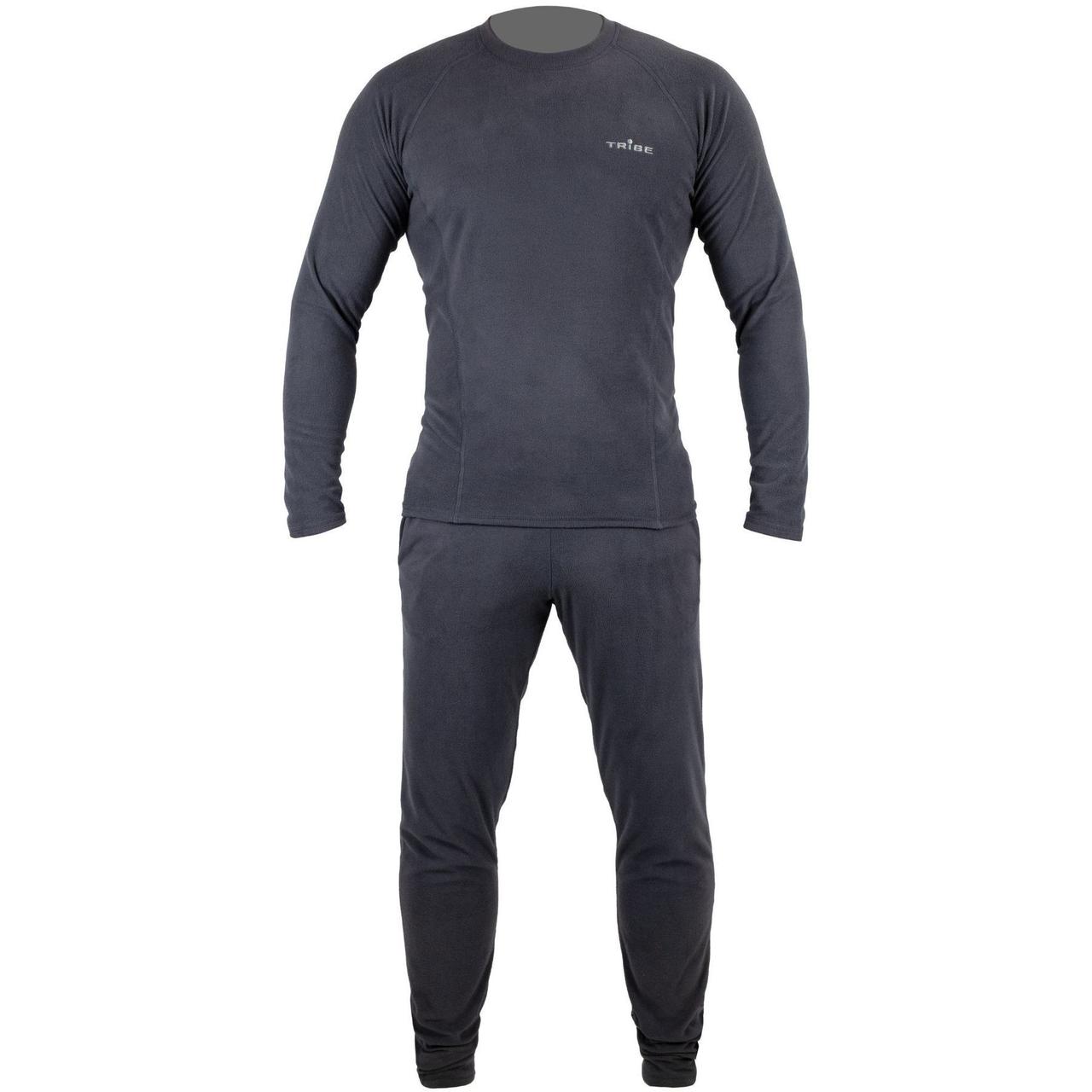 Термобілизна чоловіча Tribe Microfleece (футболка+штани) T-KA-0015-grey, T-KA-0015-grey-L (189332) T-KA-0015-grey-L, фото 1
