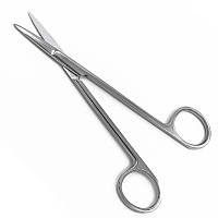 Ножиці операційні, прямі, тупокінцеві, тригранні леза, 140 мм PI-02-1271