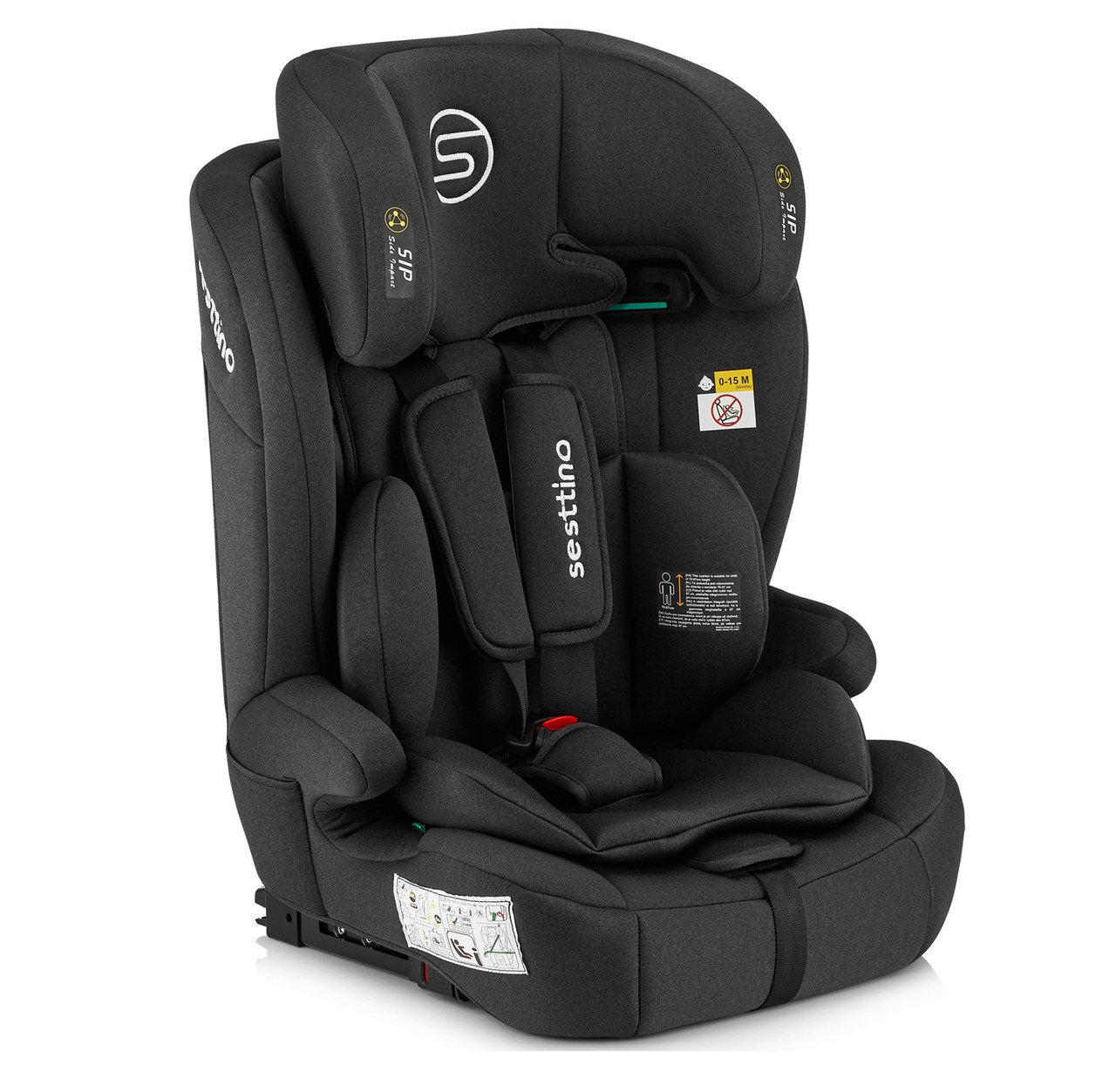 Автокрісло Sesttino Rocker 9-36 кг Isofix Black, фото 1