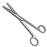 Ножиці Мейо (Mayo) прямі тупокінцеві, 150 мм DHS-02-151-15