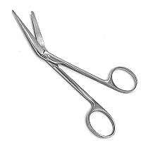 Ножиці для розтину судин, горизонтально-зігнуті 135 мм 03.PI.290