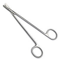 Ножиці судинні, прямі, тупокінцеві, 160 мм DHS-02-488-16