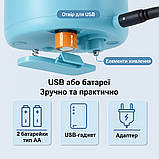 Електрична чинка для олівців TENWIN 8035 з регулюванням кута заточування та вбудованим акумулятором, фото 3