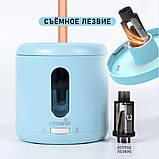 Електрична чинка для олівців TENWIN 8035 з регулюванням кута заточування та вбудованим акумулятором, фото 10