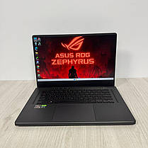 Ігровий ноутбук Б-клас Asus ROG Zephyrus G15 GA503QR/ 15.6" 2560x1440/ Ryzen 9 5900HS/ 16GB RAM/ 1000GB SSD NVMe/ RTX 3070 8GB, фото 2