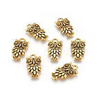 Кулон Сова, Метал, Античне Золото, 20x11x3мм, Отвір 2мм, 10 шт, фото 3