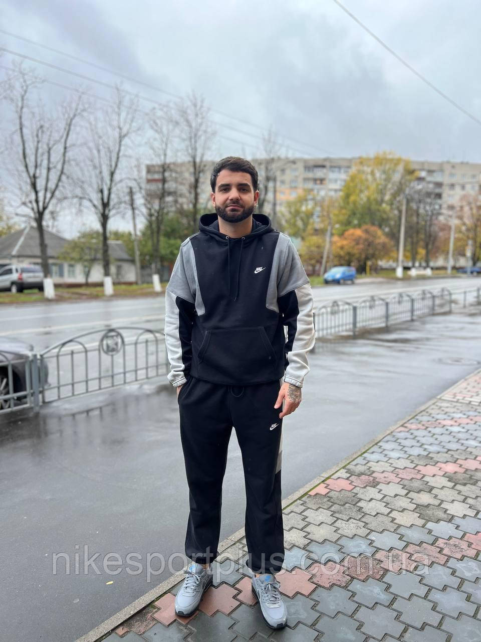 КОСТЮМ M NK CLUB FLEECE HDED TRACK GX HV1165-010