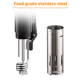 Апарат Су-від термічний циркулятор BioloMix Sous Vide SV-9002 Black (Чорний), фото 2