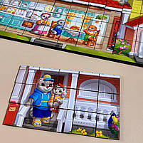 Деревʼяний двошаровий пазл Котячий будинок Літо 176 дет Ubee (ПСД273), фото 9