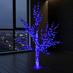 Світлодіодне дерево «Сакура» 1.8 м, синє, 500 LED, IP44