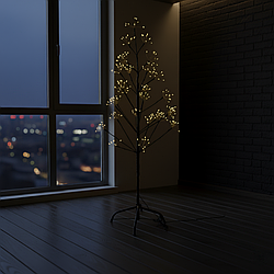 Світлодіодне дерево «Роса» 1,2 м, 300 LED, теплий білий, вуличне