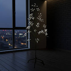 Світлодіодне дерево «Роса» 1,2 м, 300 LED, холодний білий, вуличне