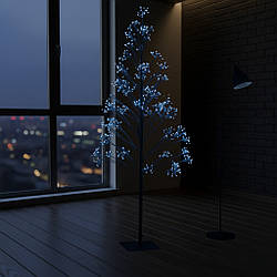 Світлодіодне дерево «Роса» 1,8 м, 650 LED, холодний білий, вуличне