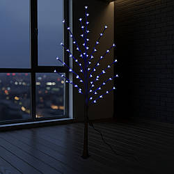 LED-дерево «Сакура» 1,5 м, 144 LED, синє світло, RGB, 8 режимів