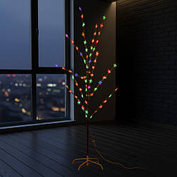 Світлодіодне дерево 150 см із насадками-зірочками, RGB, мерехтіння