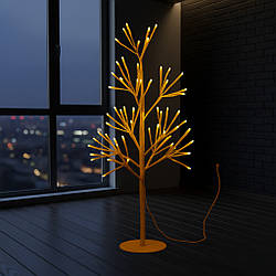 Світлодіодне декоративне дерево 60 см, 80 LED, жовтий, IP44
