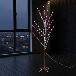 Світлодіодне дерево «Троянди» 1,5 м, 72 LED, RGB, для інтер’єру