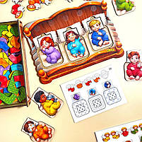 Розвиваюча дидактична гра Малюки у ліжечку дерево Ubee (ПСД303), фото 2