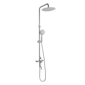 Душова система універсальна Lidz Aria 1030 на три споживача (з виливом) (k35) LDARI1030NKS34932 Nickel