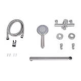 Смеситель для ванны Lidz Aria 005 с поворотным изливом (c душевым гарнитуром) (k35) LDARI005NKS34939 Nickel, фото 7