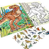 DINO WORLD Colouring Book Розмальовка «Світ динозаврів» з кольоровими олівцями 12746, фото 6