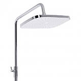 Душова система універсальна Qtap Gemini на три споживача (з виливом) QTGEM111CRW45687 Chrome/White, фото 5