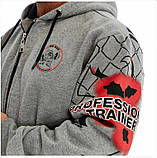 Реглан теплий Big Sam 3468 Сірий розміри S-XXXL, фото 4