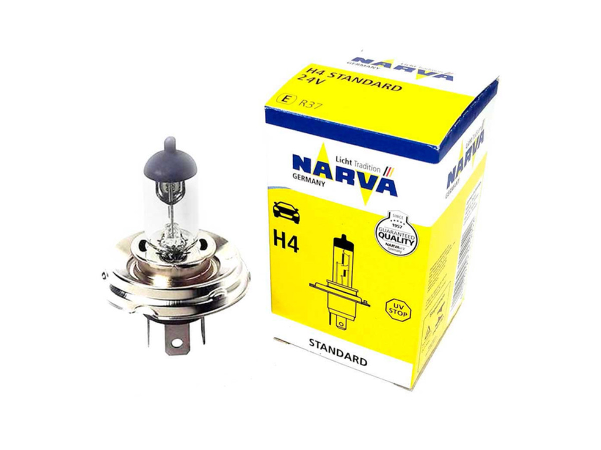 Галогенова лампа NARVA 48894 H4 24V 75/70W P45t, фото 1
