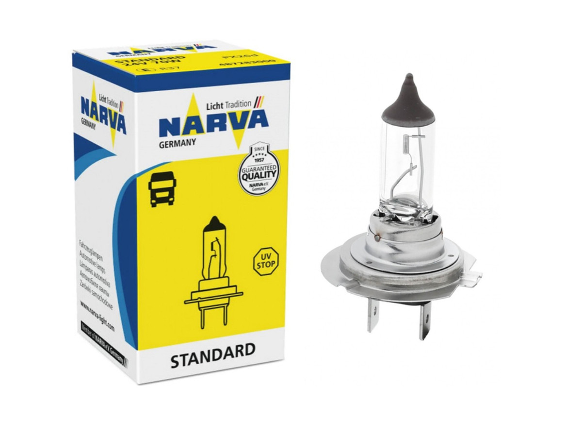Галогенова лампа NARVA 48728 H7 24V 70W PX26d, фото 1