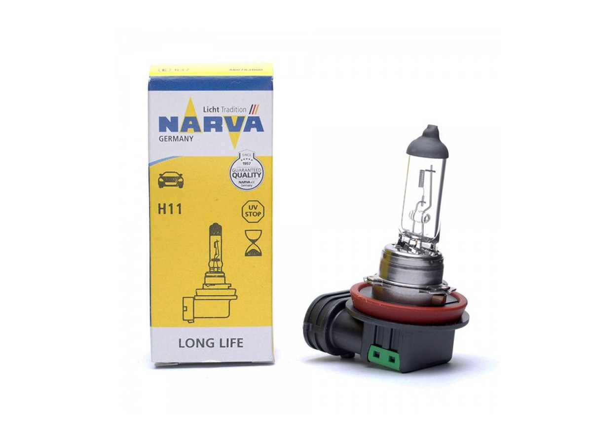 Галогенова лампа NARVA 48078 H11 12V 55W PGJ19-2 LONG LIFE, фото 1