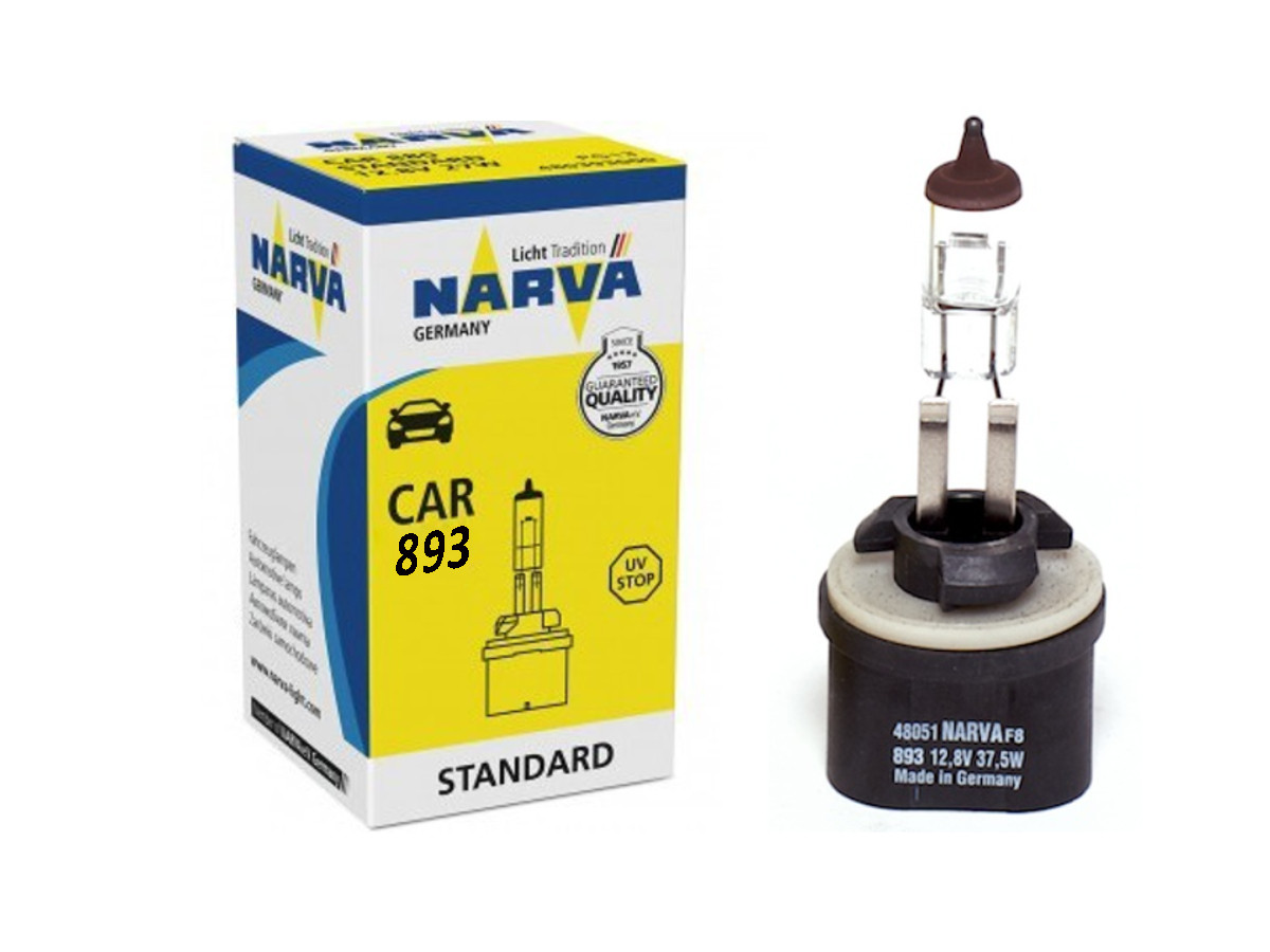 Галогенова лампа NARVA 48051 H27W/1 12,8V 37,5W PG13 893, фото 1