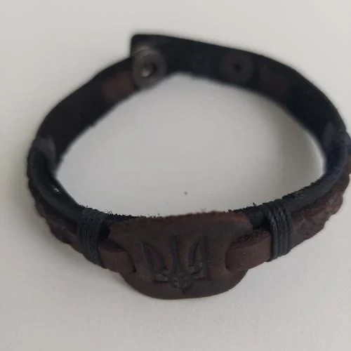 Браслет «Тризуб» коричневий (29623), фото 1