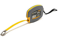 Рулетка MASTERTOOL 20 м х 13 мм сталеве полотно ударостійкий корпус 68-2013