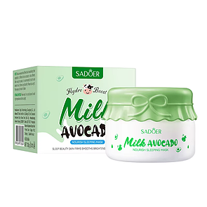 Нічна маска для обличчя SADOER Milk Avocado живильна 120 г