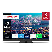 Телевізор 43 дюймів THOMSON 43QG6C14 (4K Smart TV WI-FI Bluetooth)