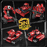 Конструктор Команда техніки 5 в 1 на радіокеруванні К96135 KY World  495 деталей, фото 4