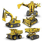 Конструктор Команда техніки 5 в 1 на радіокеруванні К96173 KY World  555 деталей, фото 7