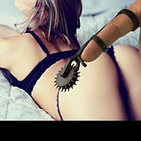 Насадка на палець, аксесуар БДСМ з шипами, пластик чорний, фото 2