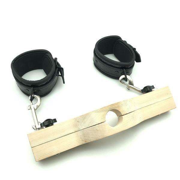 Фіксатор мошонки, бондаж мотузкою Extreme Enforcer Humbler з регульованими манжетами щиколотки, фото 1